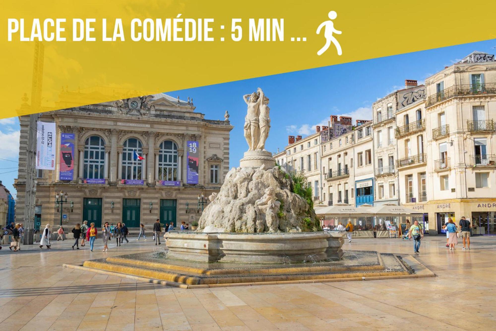 Le Chapeau Rouge - Centre Historique - Corum - Tramway - Climatisation Montpellier Luaran gambar